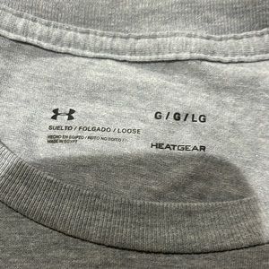 under Armour, long sleeve heat gear, T-shirt, size large